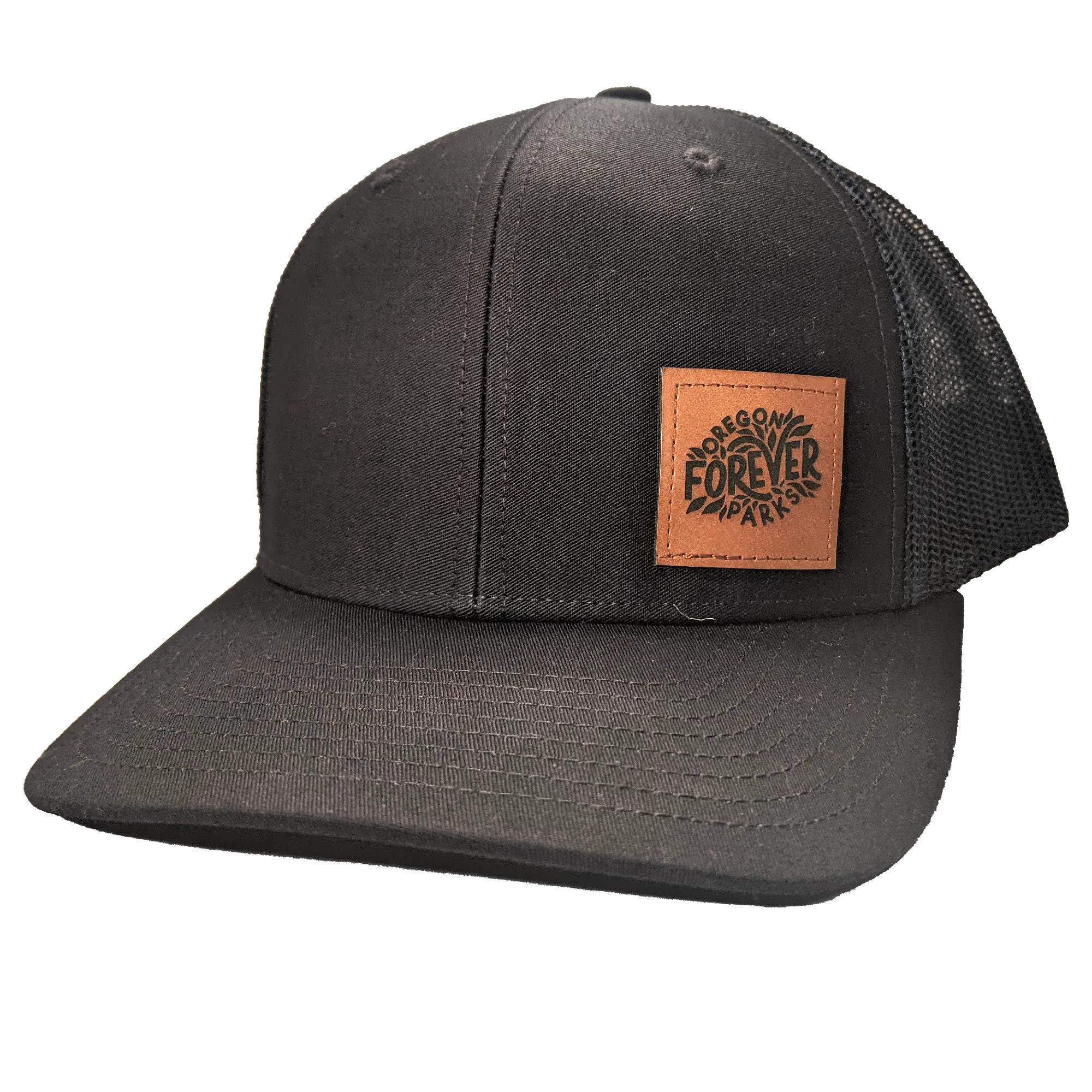 Oregon Parks Forever - Leather Patch Trucker