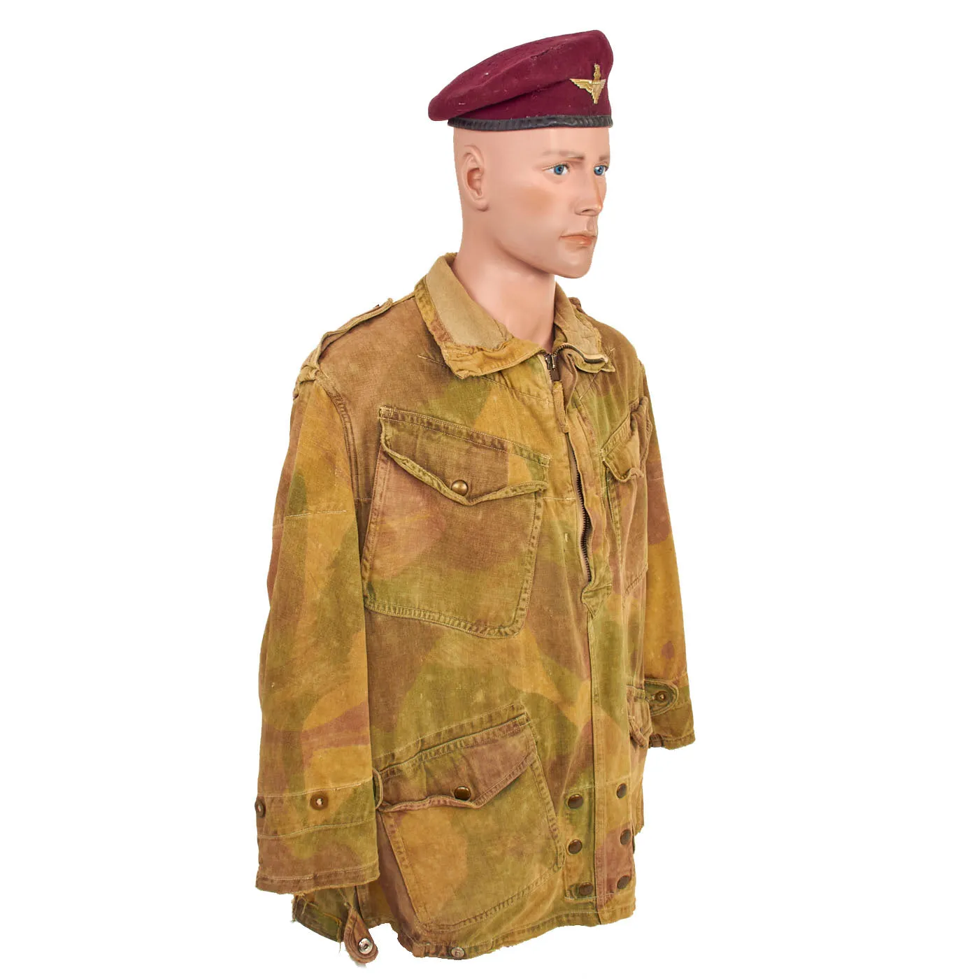 Original British WWII Parachute Regiment 2nd Pattern Denison Smock And Beret