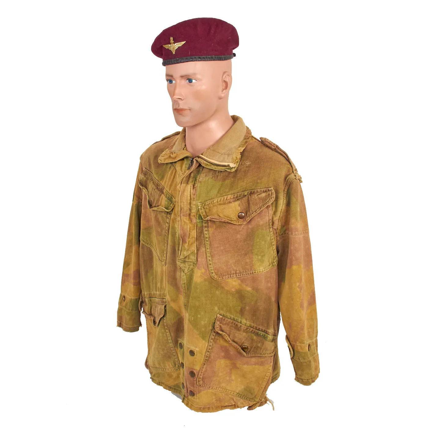 Original British WWII Parachute Regiment 2nd Pattern Denison Smock And Beret