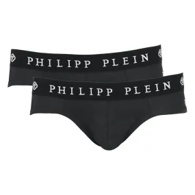 Philipp Plein Black Cotton Men Boxer Short Pack