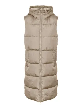 Pieces Bee - Lang puffer vest