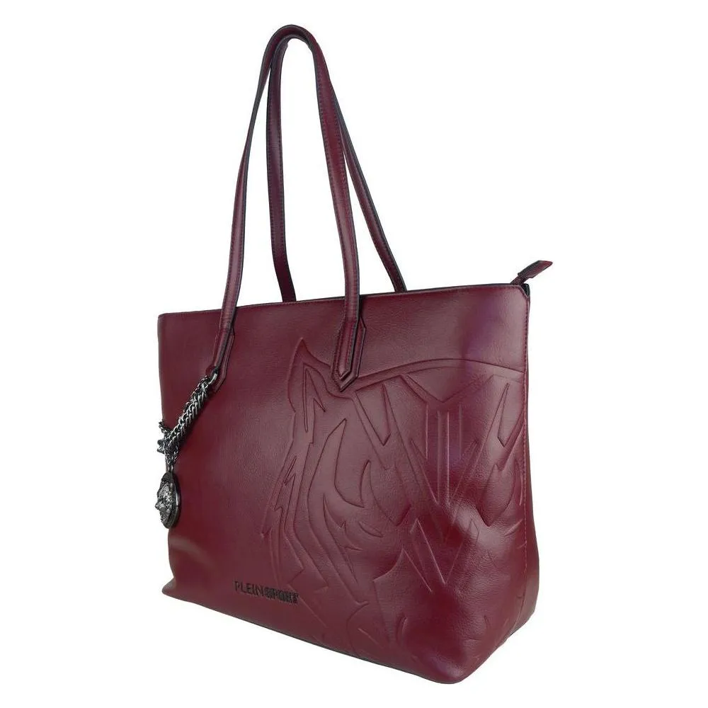 Plein Sport Red Polyethylene Women Shoulder Bag