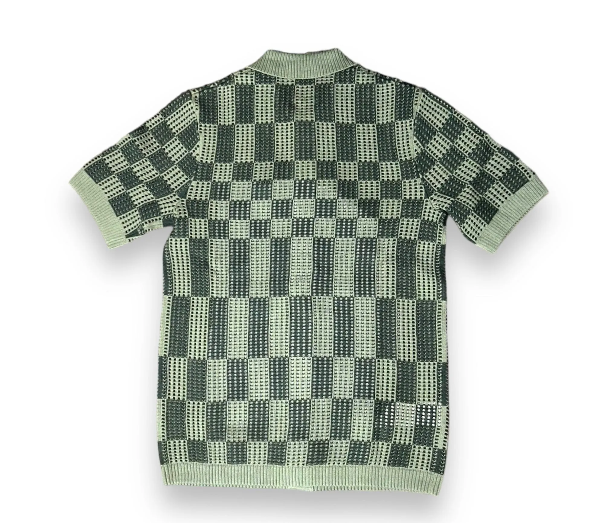 Pointelle Chequerboard KTD Shirt