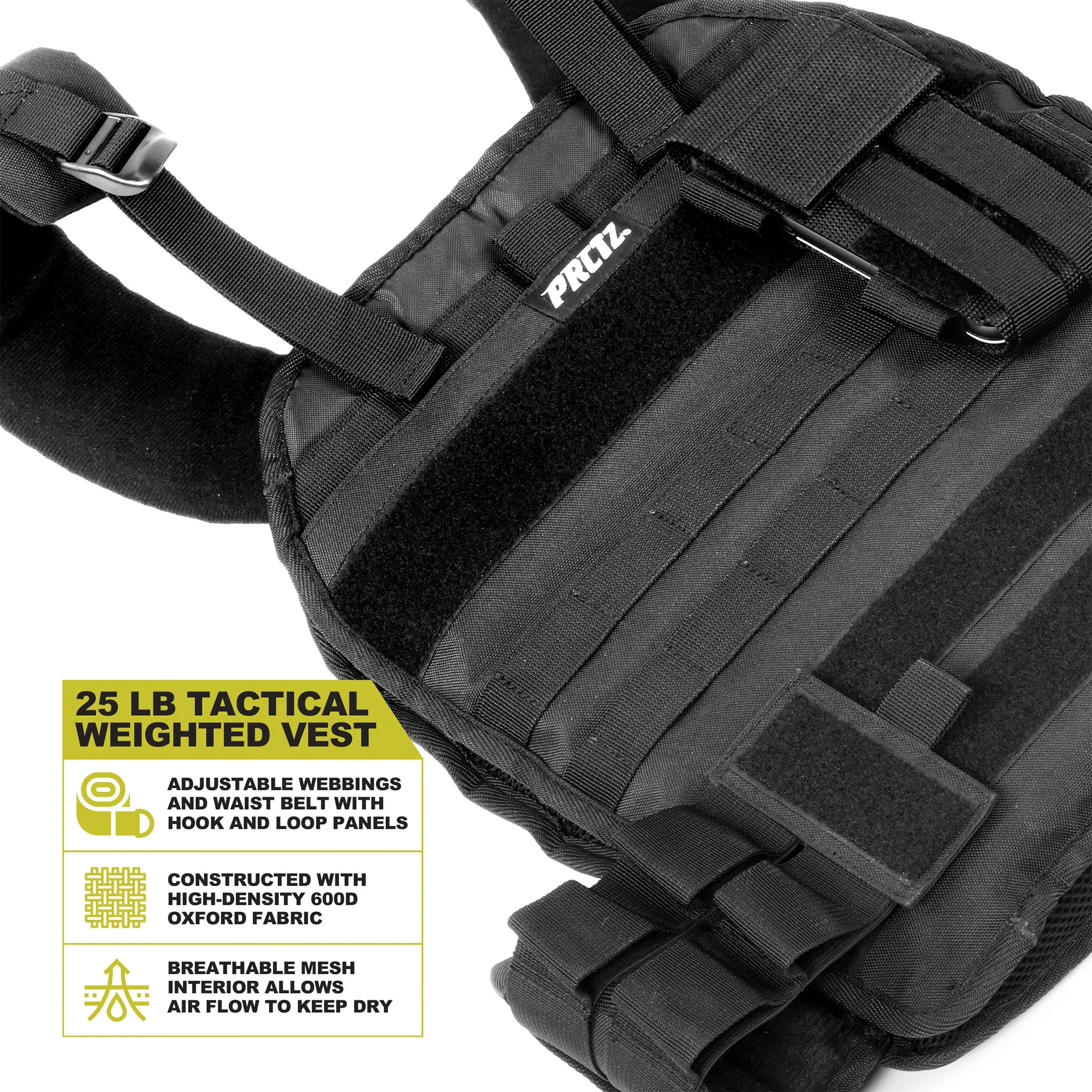 PRCTZ Adjustable Weighted Vest