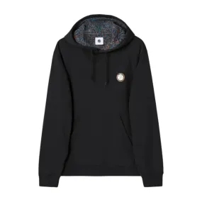 Pretty Green Printed Logo Wonderwall Black Hoodie