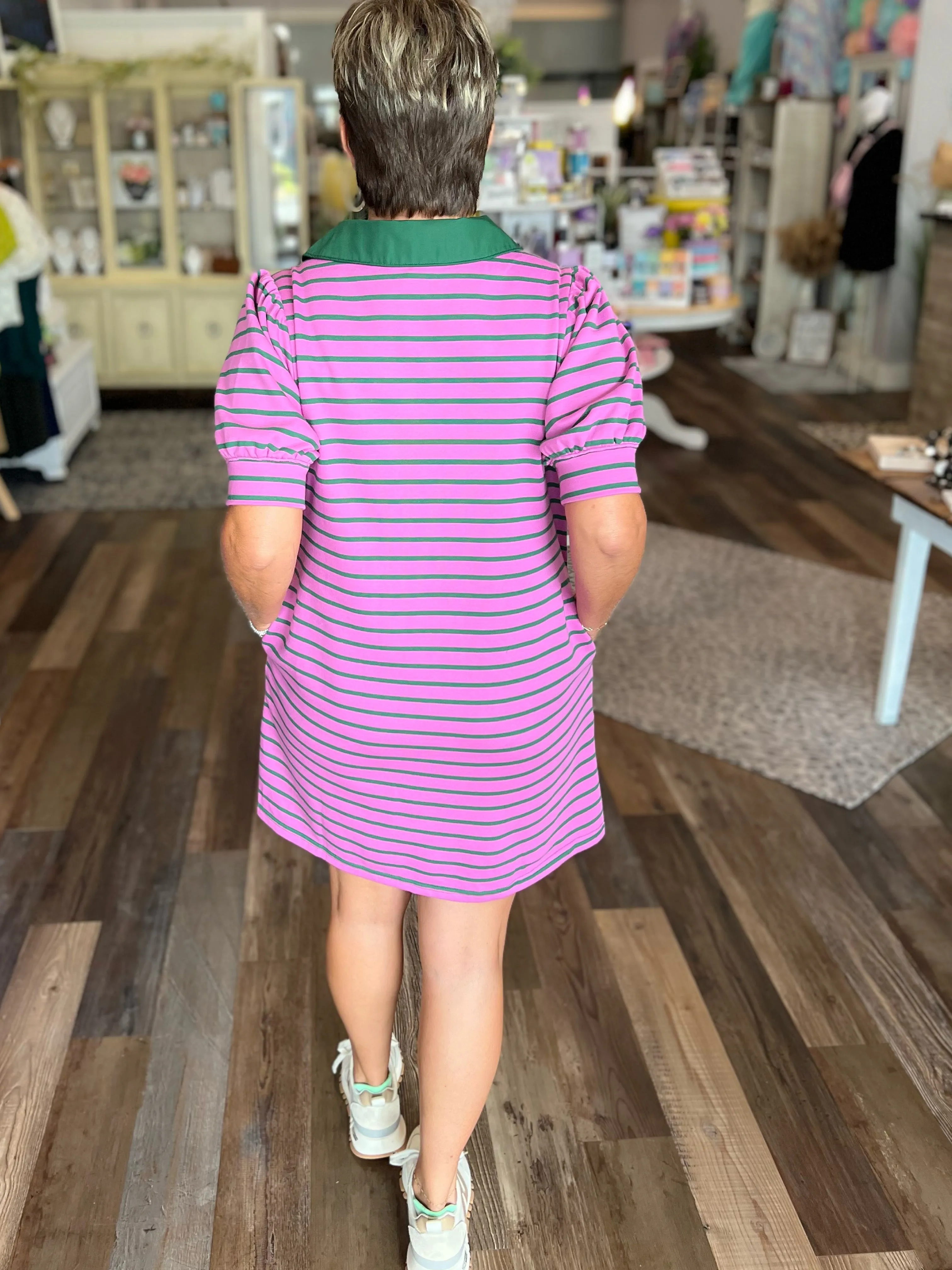 Pretty Preppy Striped Dress