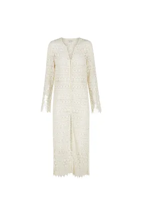 Quinns Lace Coat - Cream