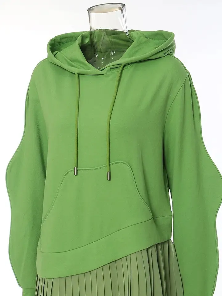 "Green Goddess" Hoodie Tunic