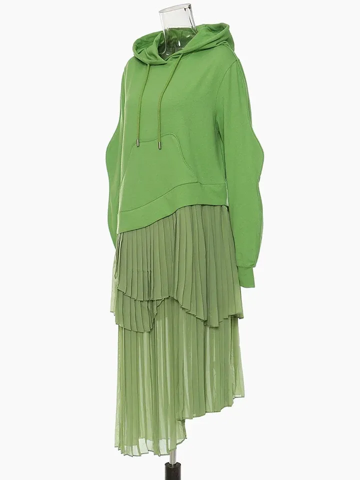 "Green Goddess" Hoodie Tunic