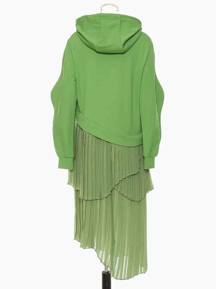 "Green Goddess" Hoodie Tunic