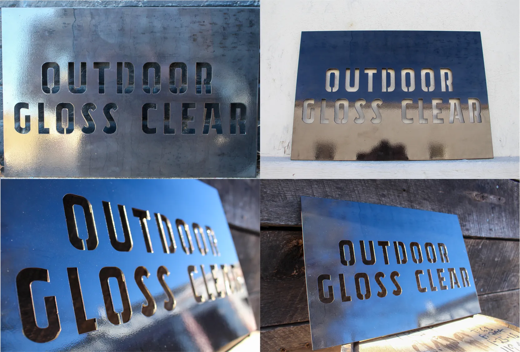 Raw Metal House Address Numbers - Individual Numbers for House or Business