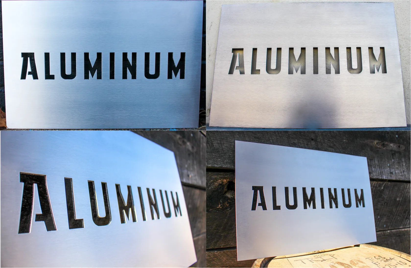 Raw Metal House Address Numbers - Individual Numbers for House or Business