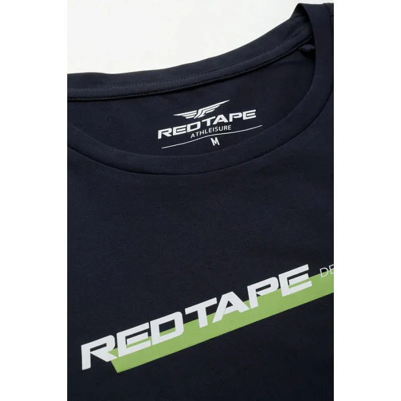 RedTape Printed Activewear T-Shirt for Men | Anti Microbial | High Stretch | Quick Dry