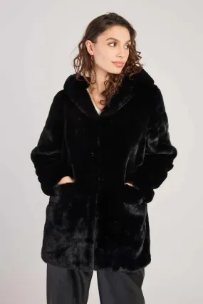 RENE DERHY Black Fluffy Jacket