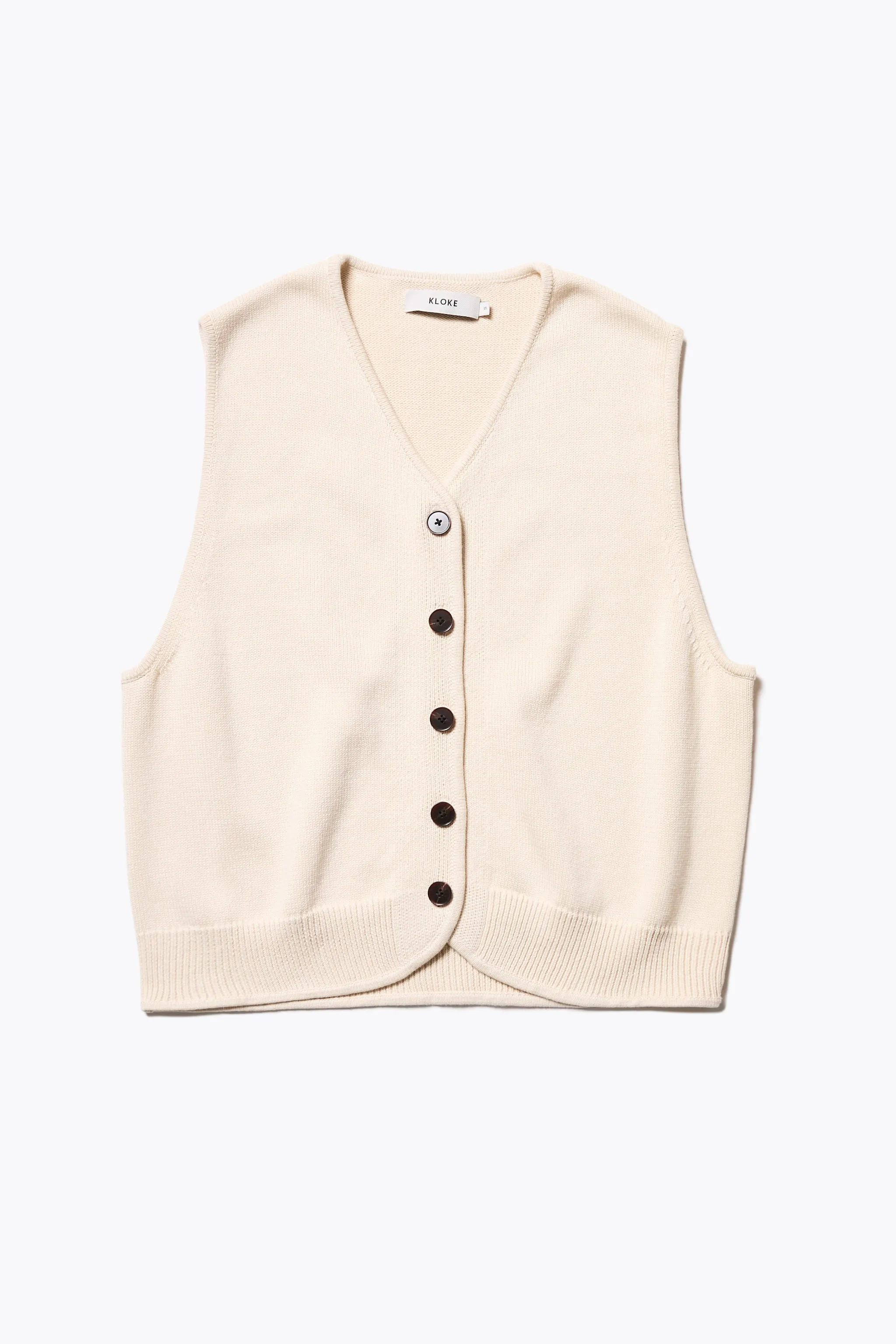 Ritual Knit Vest Ecru