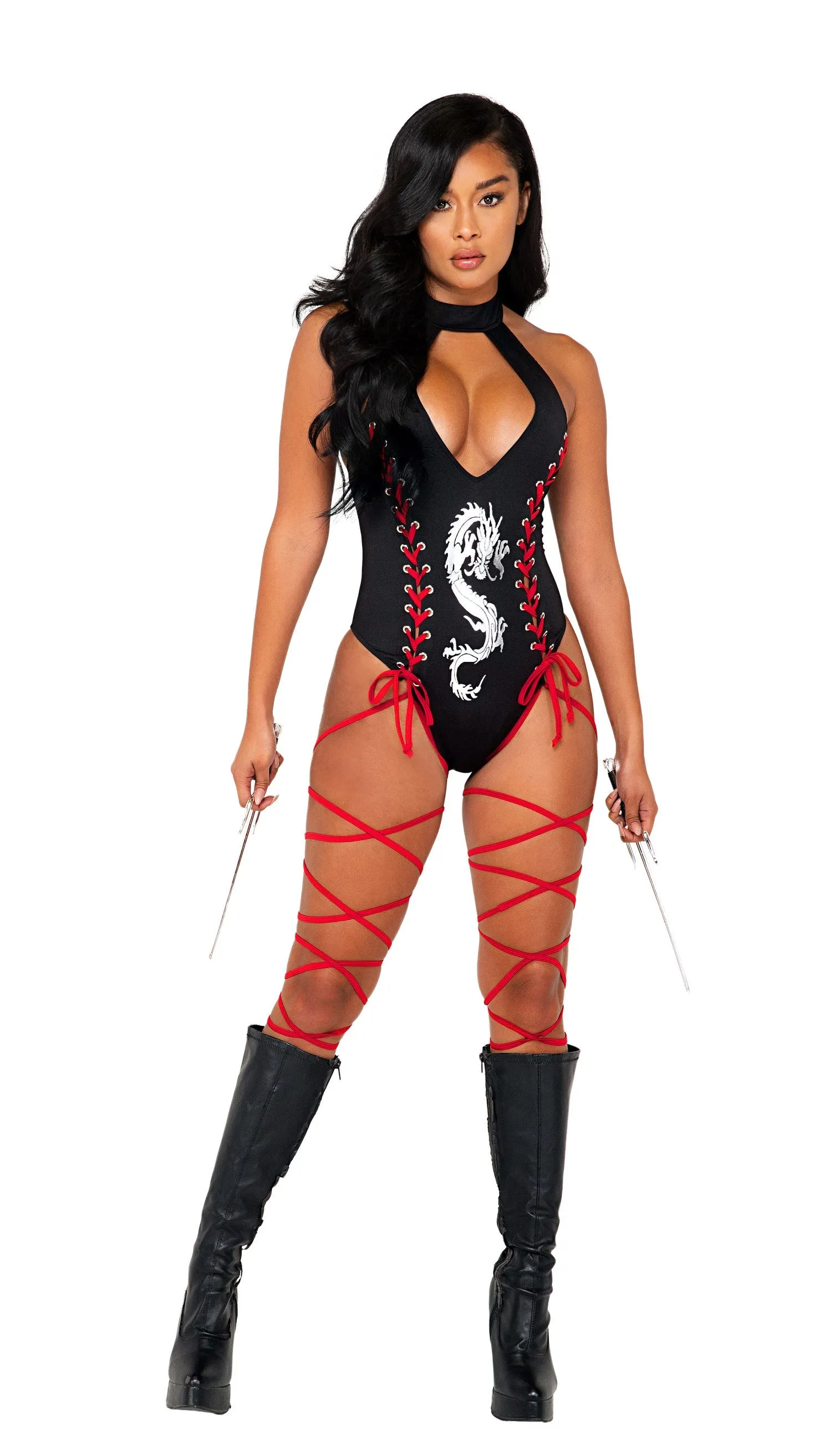 Roma 1pc Ninjas Vengeance Costume