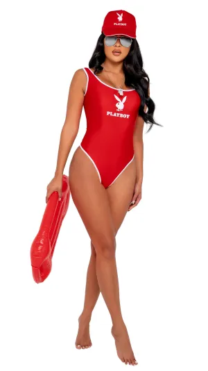 Roma 3PC Playboy Beach Patrol Costume