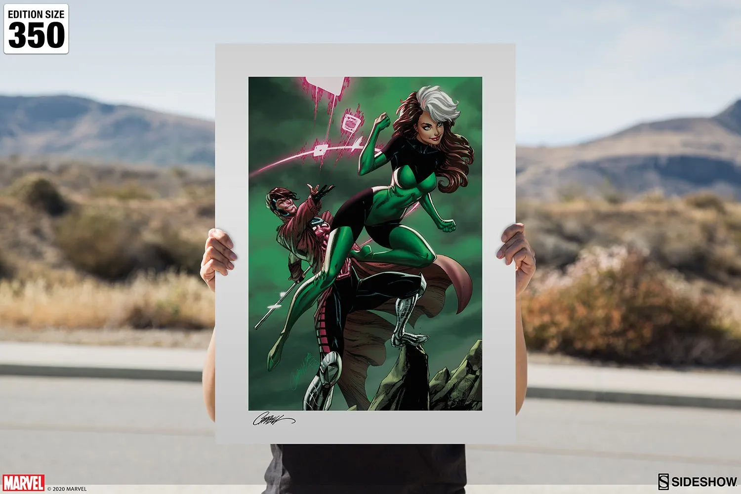 Sideshow Collectibles Uncanny X-Men: Rogue & Gambit Art Print