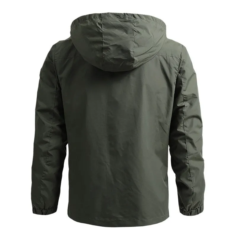 Solid Color Male Windbreaker (5 colors)