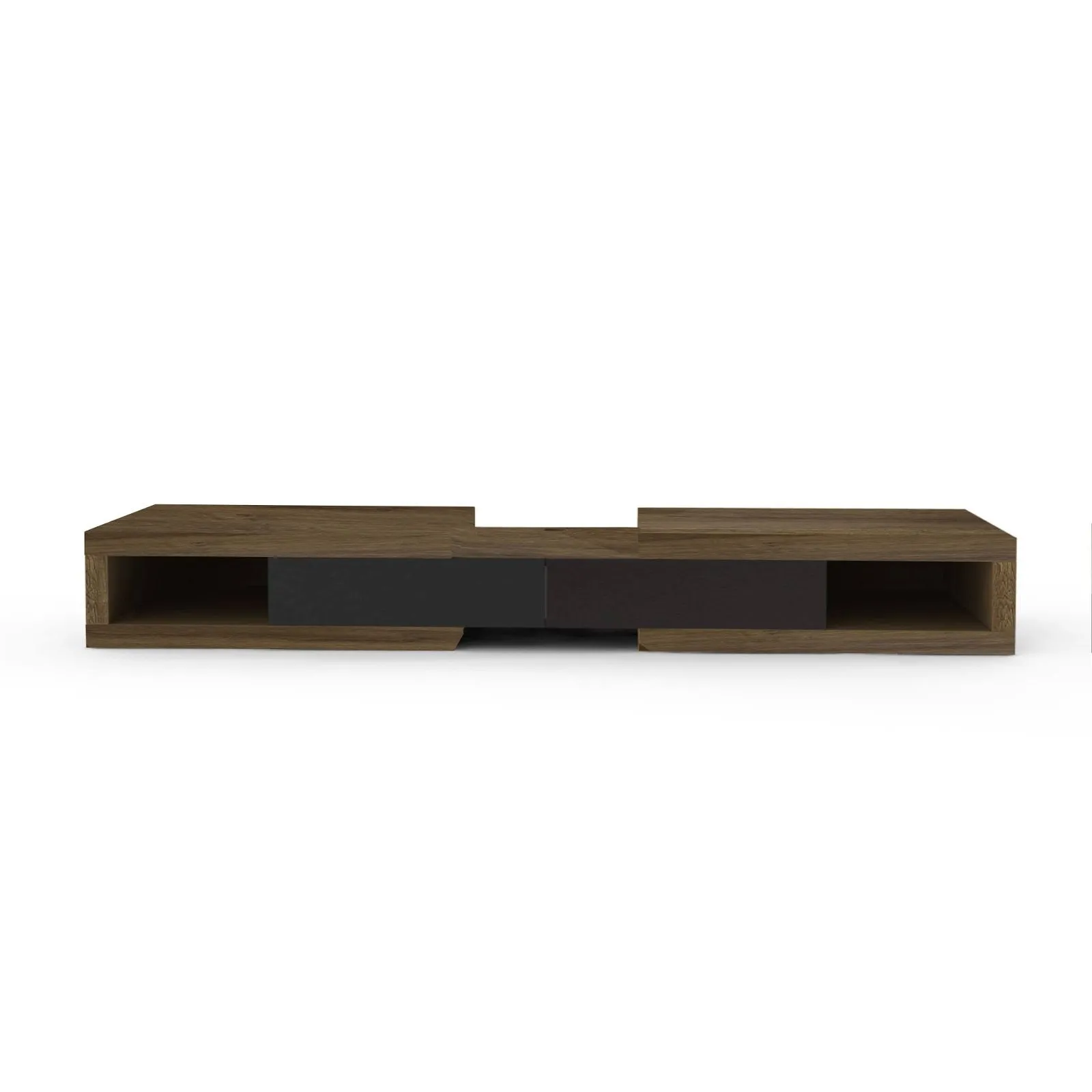 Split Expandable TV Cabinet 250cm Dark Oak by Tauris™