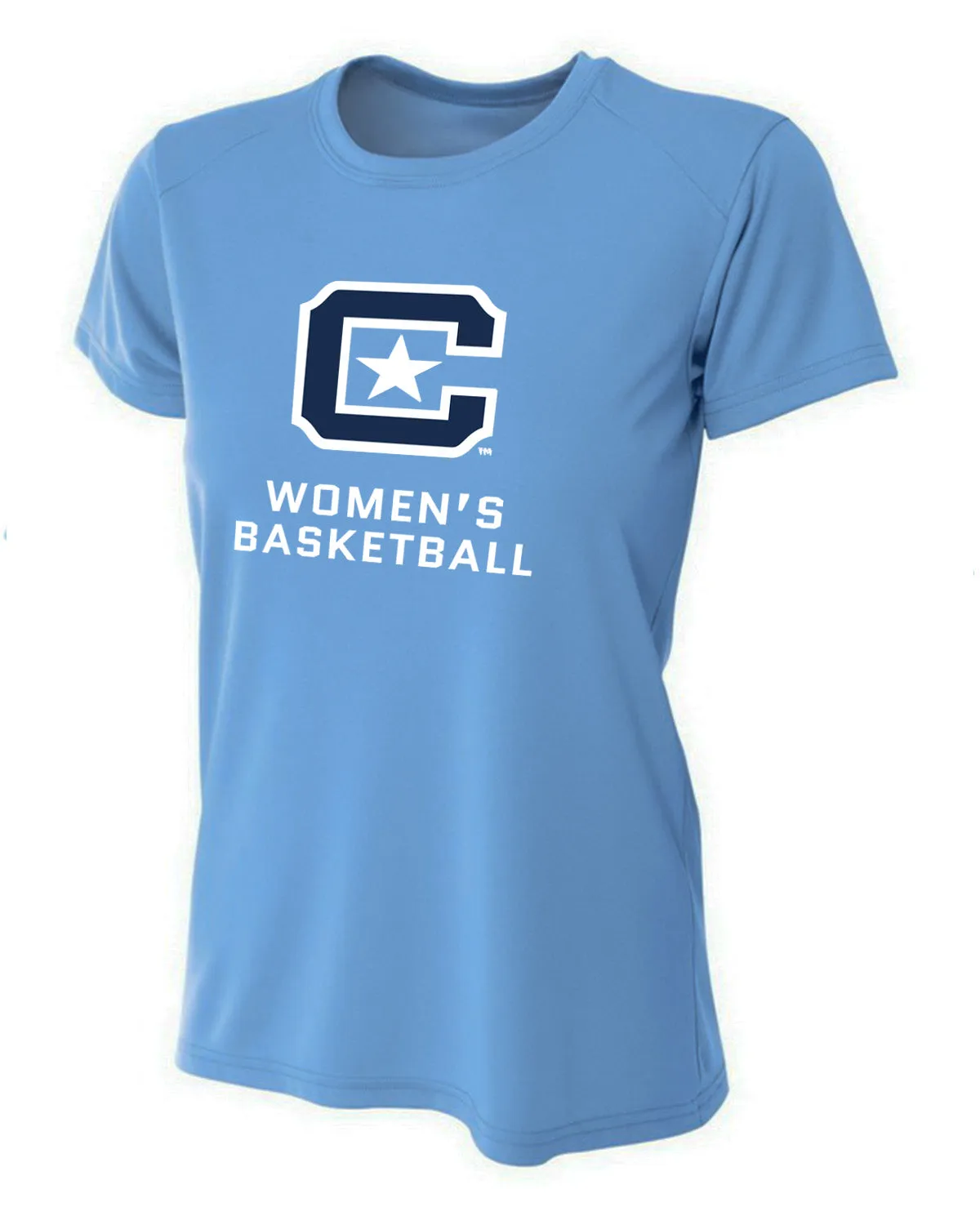 The Citadel C, Club Sports - Women's Basketball, A4 Ladies' Cooling Performance T-Shirt