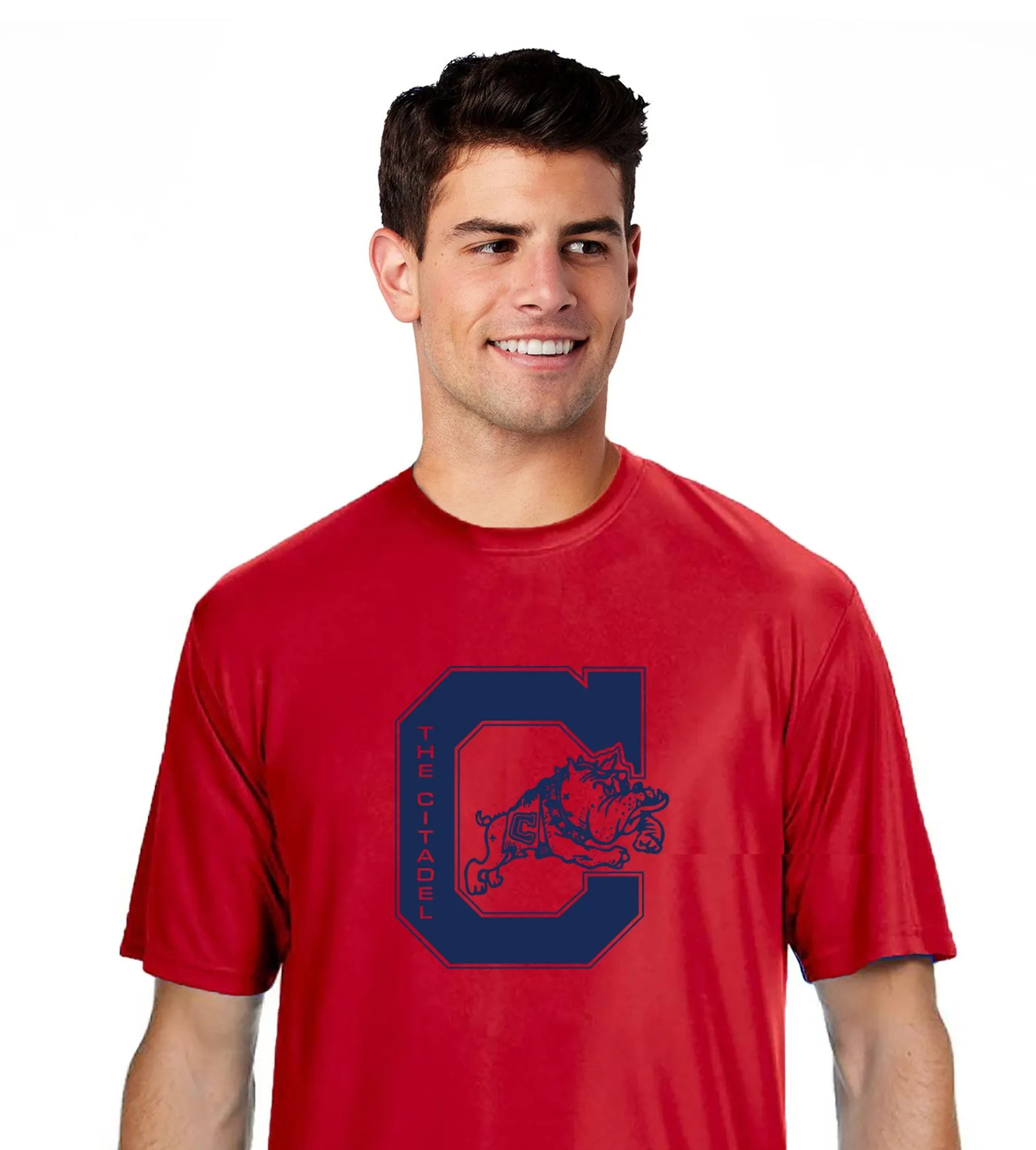 The Citadel, Jumping Bulldog Performance Tee Shirt