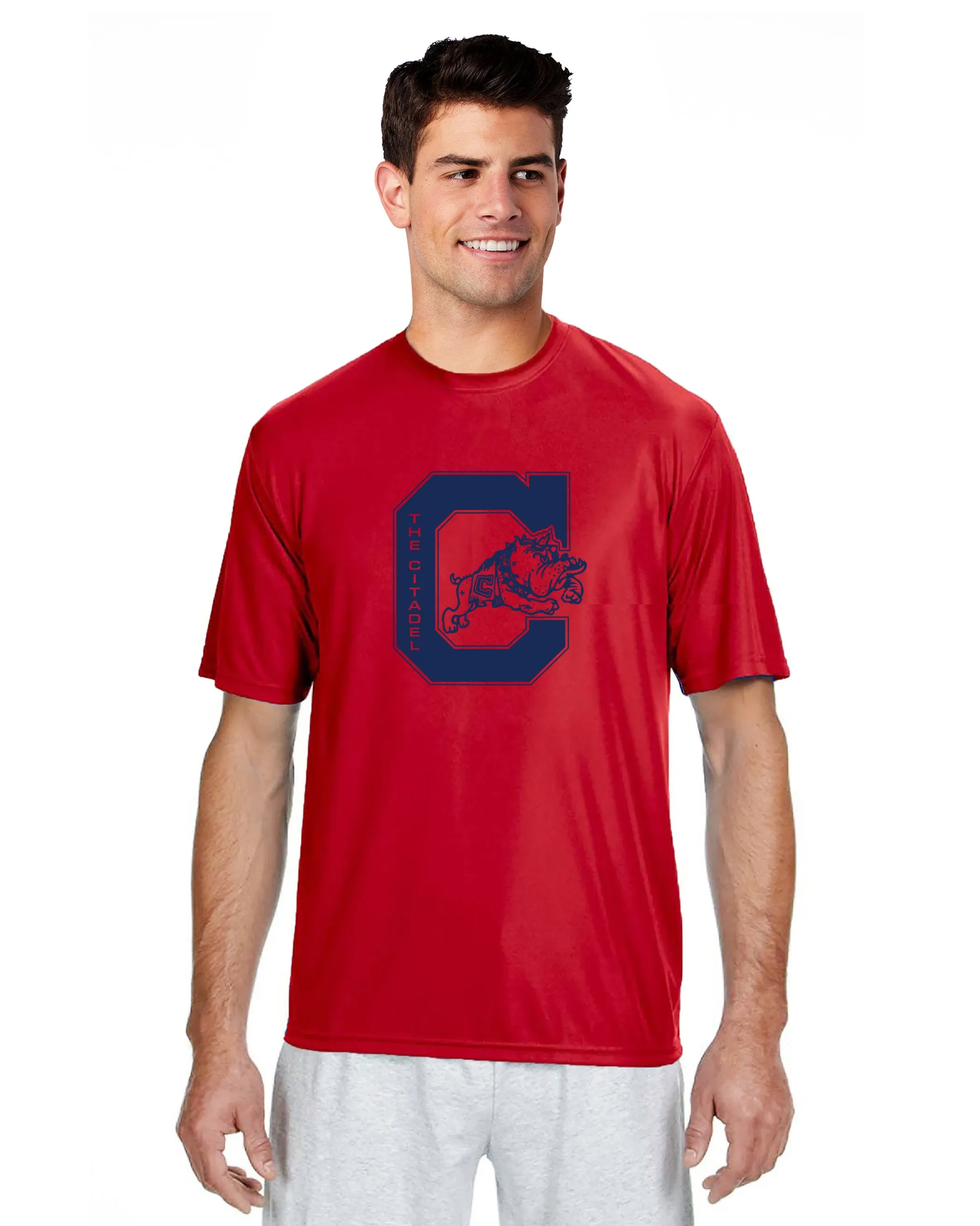 The Citadel, Jumping Bulldog Performance Tee Shirt