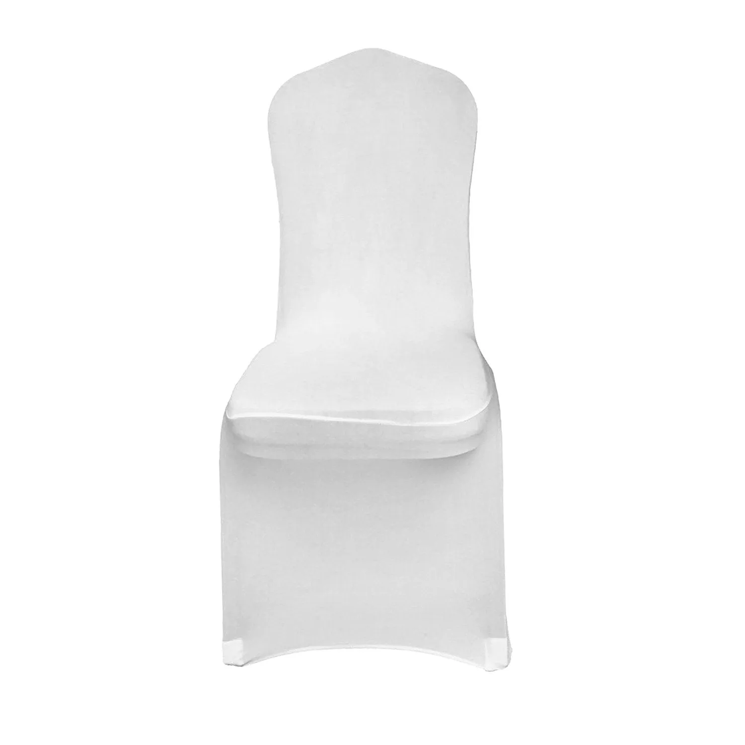 VEVOR Set of 100pcs White Color Polyester Spandex Banquet Dining Chair Covers for Wedding or Party Use (100PCS white)