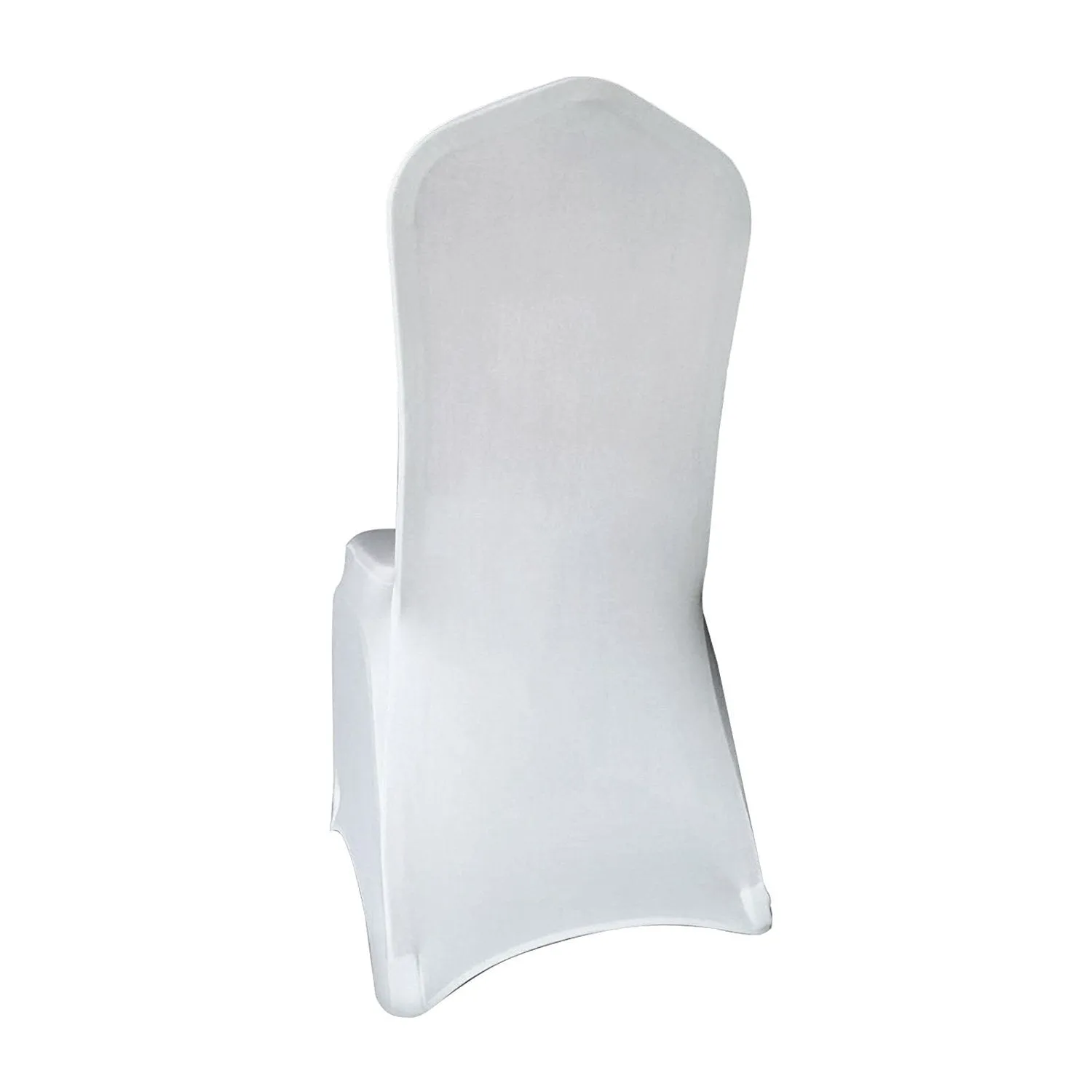 VEVOR Set of 100pcs White Color Polyester Spandex Banquet Dining Chair Covers for Wedding or Party Use (100PCS white)