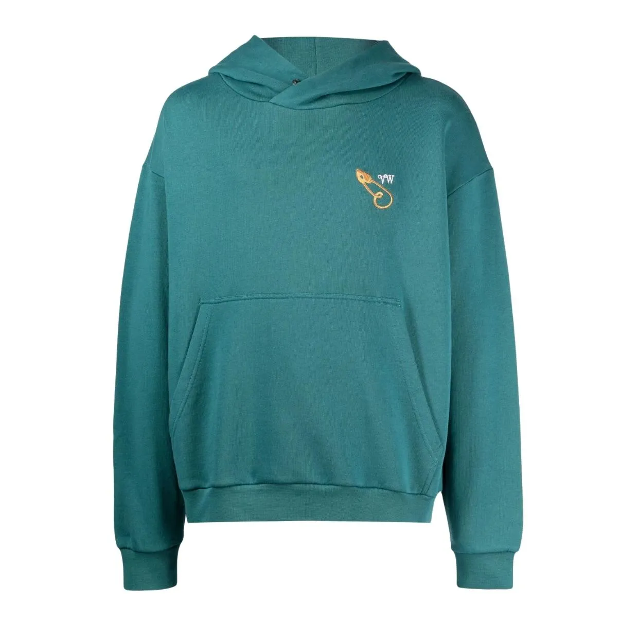 Vivienne Westwood Teal Green Large Orb Logo Hoodie