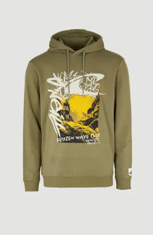 Wave Cult Hoodie | Deep Lichen Green