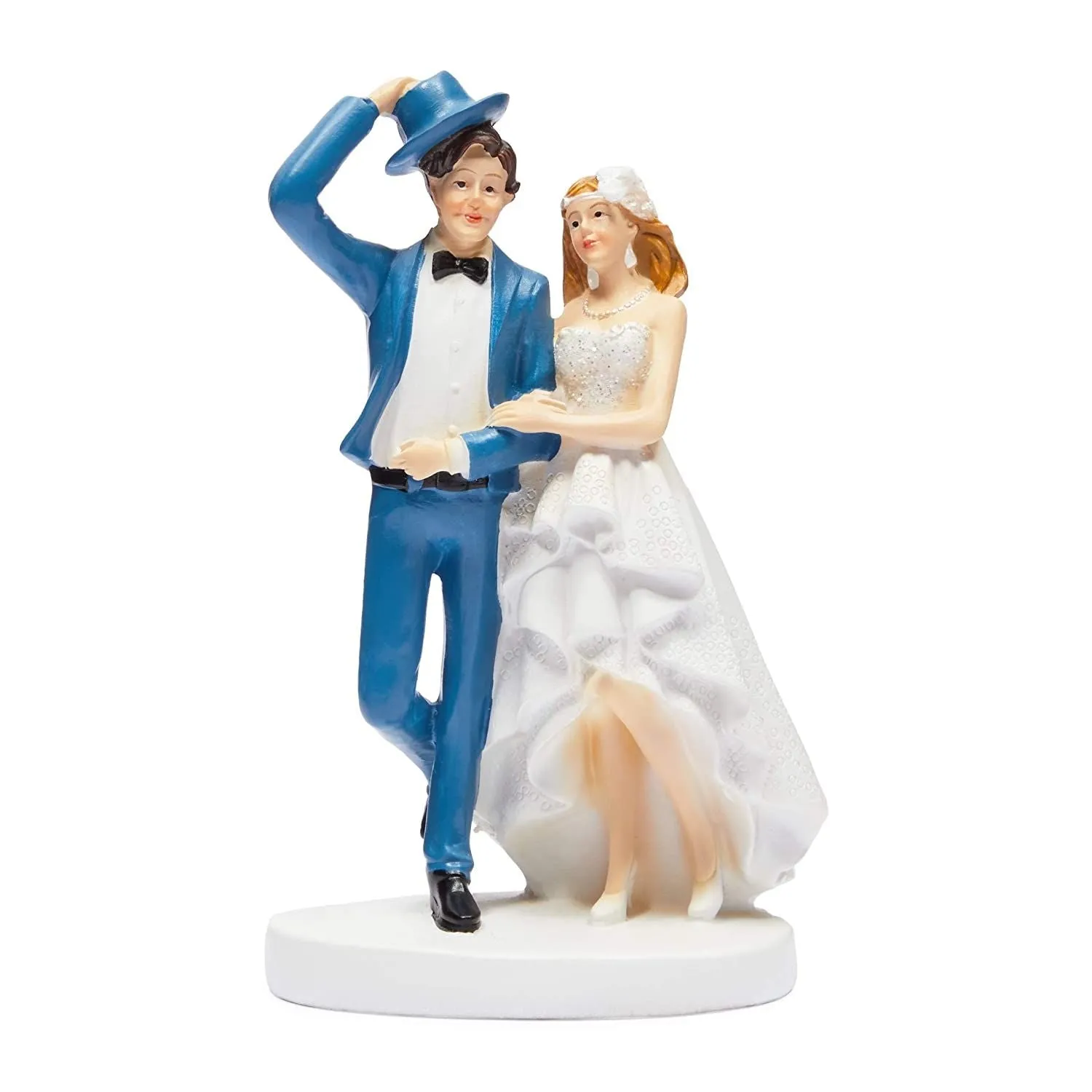 Wedding Cake Toppers Bride and Groom Couple Figurine Party Decoration