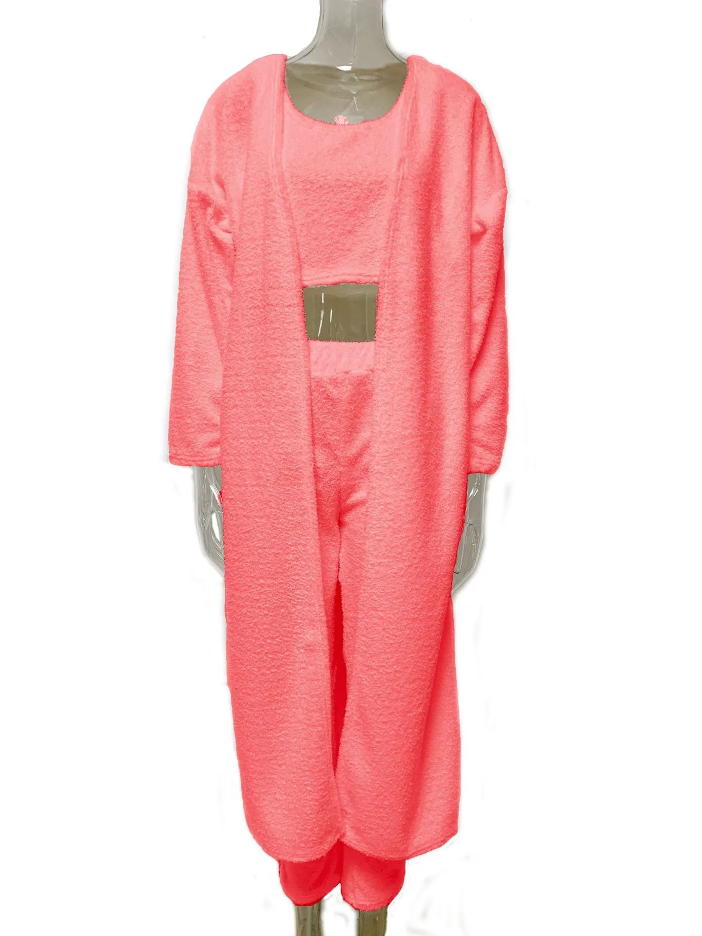 Women 3 Pcs Soft Loungewear Set