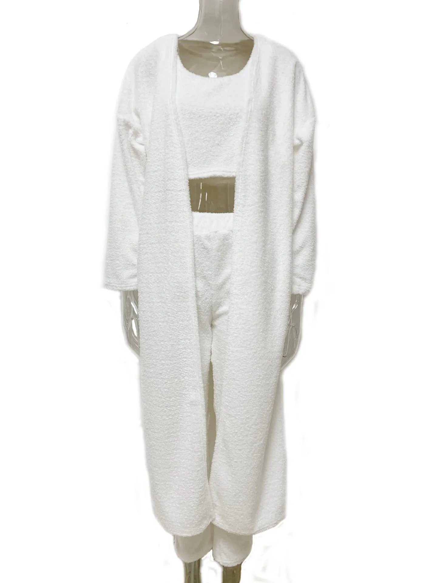 Women 3 Pcs Soft Loungewear Set