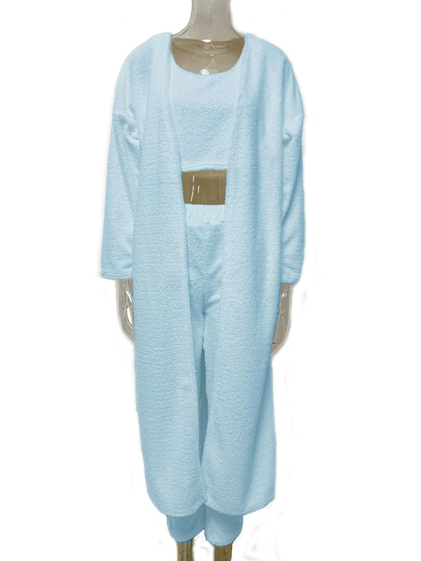 Women 3 Pcs Soft Loungewear Set