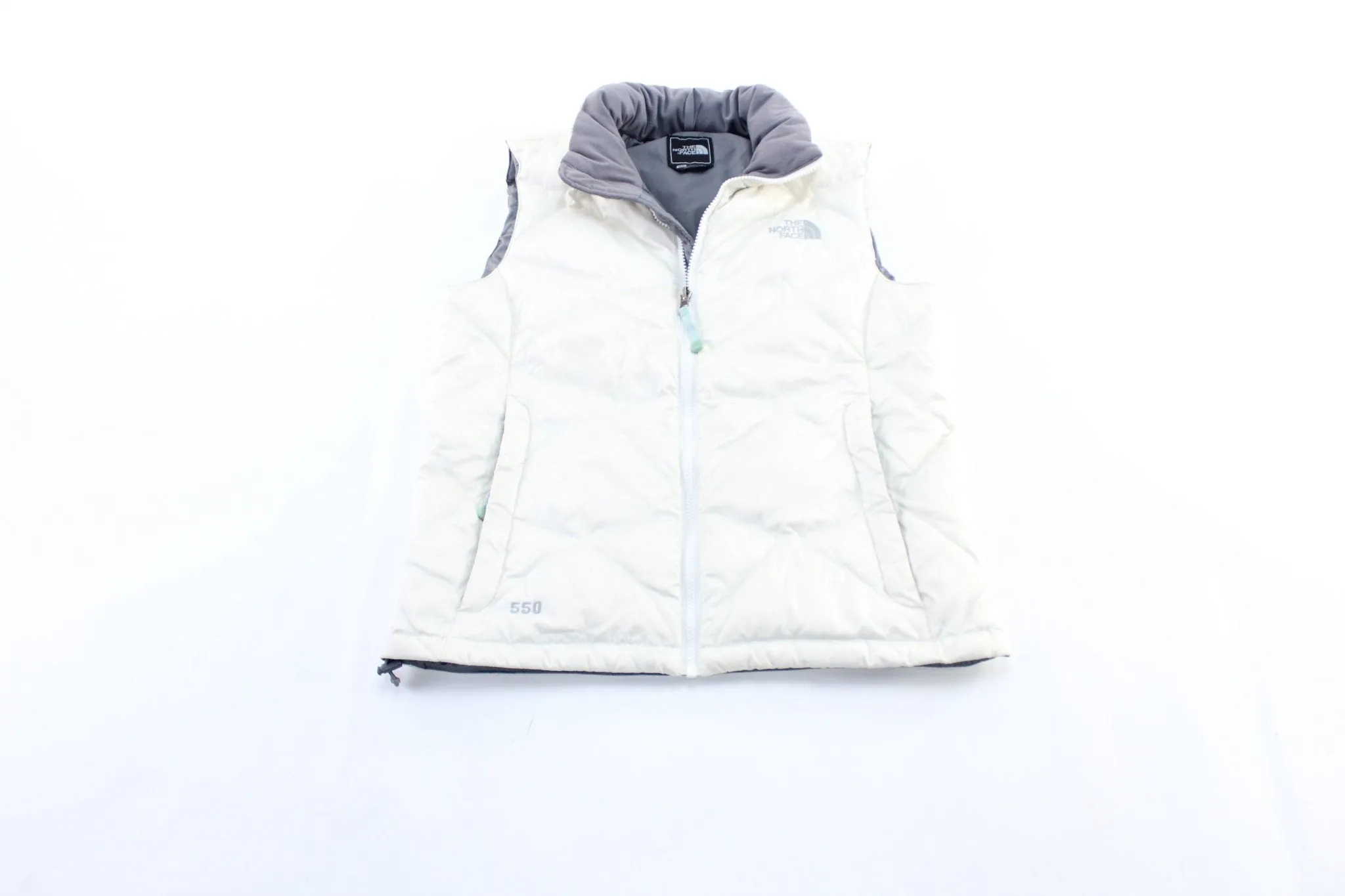 Women's The North Face 550 White Puffer Vest