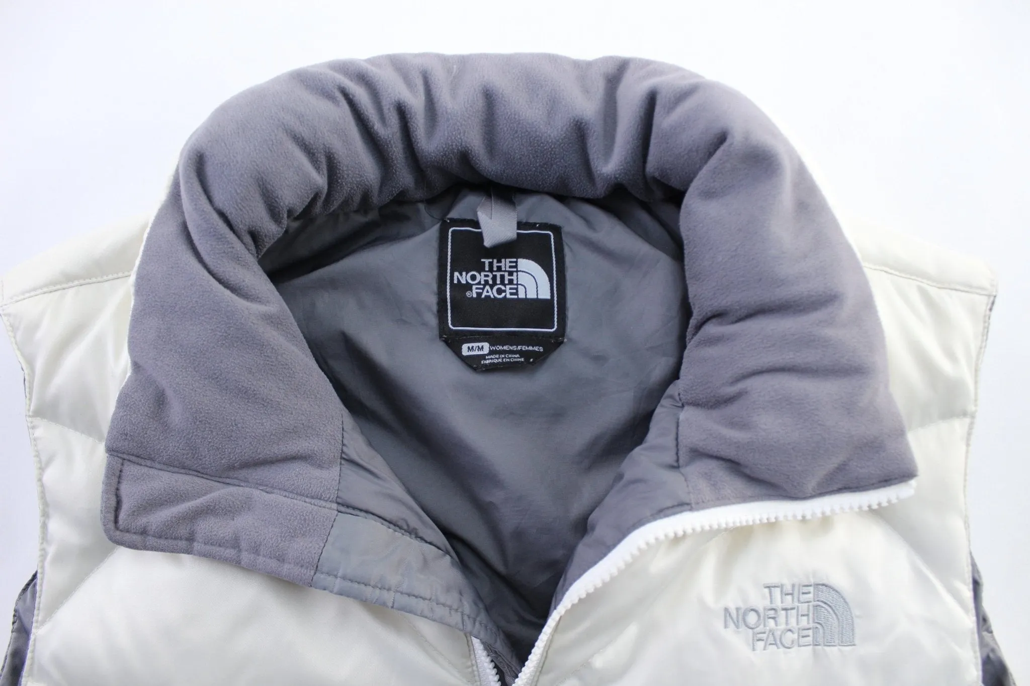 Women's The North Face 550 White Puffer Vest